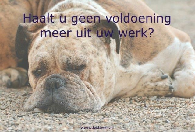 Geen plezier meer in werk